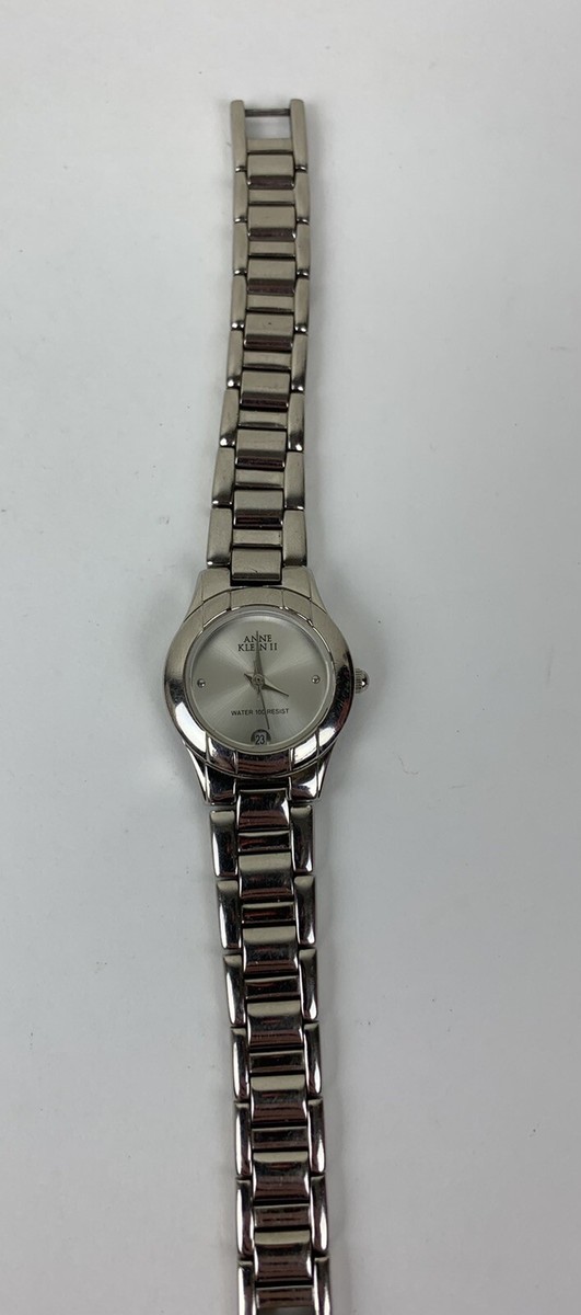 Anne Klein II Womens Sterling Silver 925 Classic Tank Bracelet Watch New Battery Anne Klein II “Panthère” ❌SOLD❌ This Anne Klein II vintage  main image 3