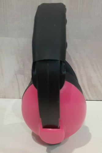 BABY GIRL EAR NOISE PROTECTION EARMUFFS EAR MUFFS PINK BLACK READ - Picture 5 of 9