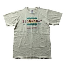 Vintage 1996 Bloomsday Spokane WA Volunteer Beige T-Shirt Men  s Size Medium