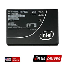 375GB NVMe Intel U.2 2.5in Enterprise Drive Optane SSD P4800X NVME/PCIe