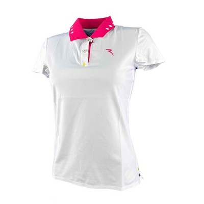 Chervo Golf women's polo polo shirt Analina Sun Block white 100 size 36 New