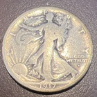 1917-D Walking Liberty Half Dollar, Obverse Mint Mark, Good Condition A-123