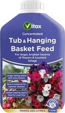 Vitax Tub & Hanging Basket Feed Liquid Plant Food Concentrate 1L 7.92 per litre