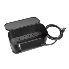 Globe Electric Cord Management Box Black