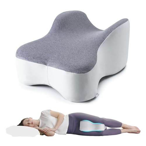Long Knee Pillow for Side Sleeper Fully Support Thighs and Knees for Sciatica