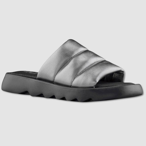 Womens Cougar Julep Sandals - NWT Size 7.5 Metallic Silver / Black - #47790-ZZ2