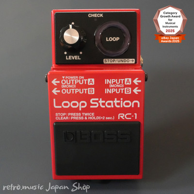 Boss RC-1 Loop Station Stereo Looper Pedal 12 Minuten Aufnahmezeit RC1 NEU