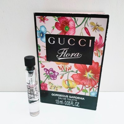 Gucci Flora Gorgeous Gardenia Eau De Toilette mini Spray, 1.5ml, Brand New!