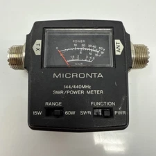 Micronta 144/440MHz SWR/Power Meter Cat No.19-320 - Vintage