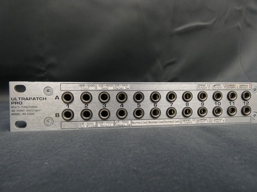 Behringer PX2000 Ultrapatch Pro 48 Point Audio Patch Bay - Picture 3 of 11