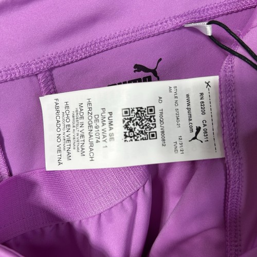 Puma Girls Skort Purple Size L 11-12Y Built-In Shorts UPF 50+ Activewear NWT - Picture 9 of 12