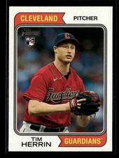 2023 Topps Heritage #639 Tim Herrin RC Rookie G222