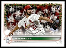 2022 Topps Holiday Jake Walsh Rookie St. Louis Cardinals #HW42