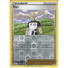 158/192 Dan : Uncommon Reverse Holo Card : SWSH02 Rebel Clash Pokemon TCG