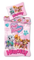 Paw Patrol Liberty Skye Everest BettwäSche-Set MäDchen 135X200 80X80 Baumwolle