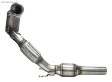 HJS Ø76mm Frontpipe mit Kat Skoda Octavia RS 245 Typ 5E Facelift