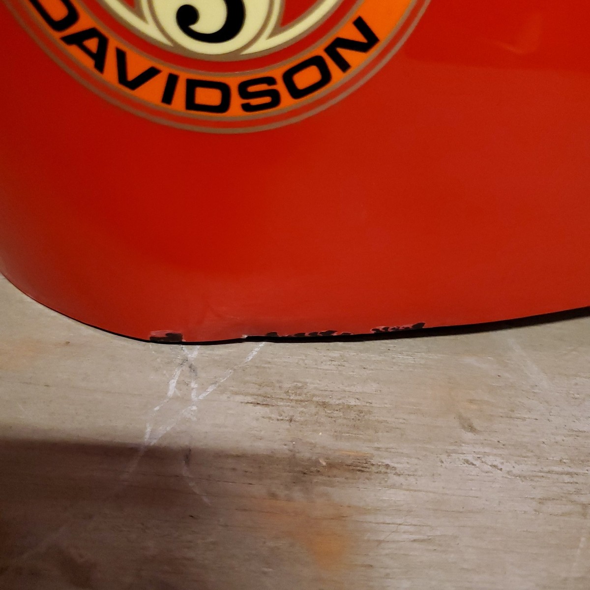 Harley-Davidson XL Sportster 883 Hugger Victory Red Fuel Tank