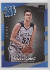 2017 Panini Donruss Rated Rookies Press Proof Silver /299 Rade Zagorac #155 02v3