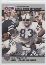 1990 Pro Super Bowl XXV Silver Anniversary Box Set Ted Hendricks #97 HOF 1d2