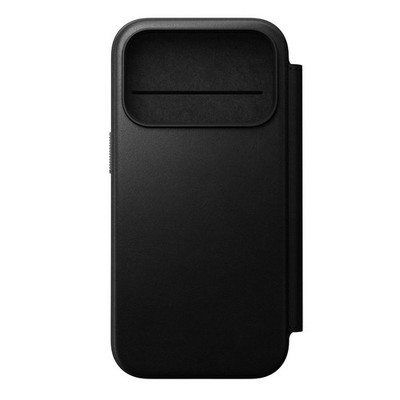 Nomad Modern Leather Folio iPhone 17 Pro Black Schutzhülle