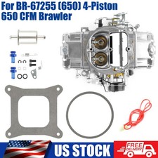 650 Cfm 4 Barrel Double-pumper Carb Electric Choke Fits Chevy 350 1967-1986 4150