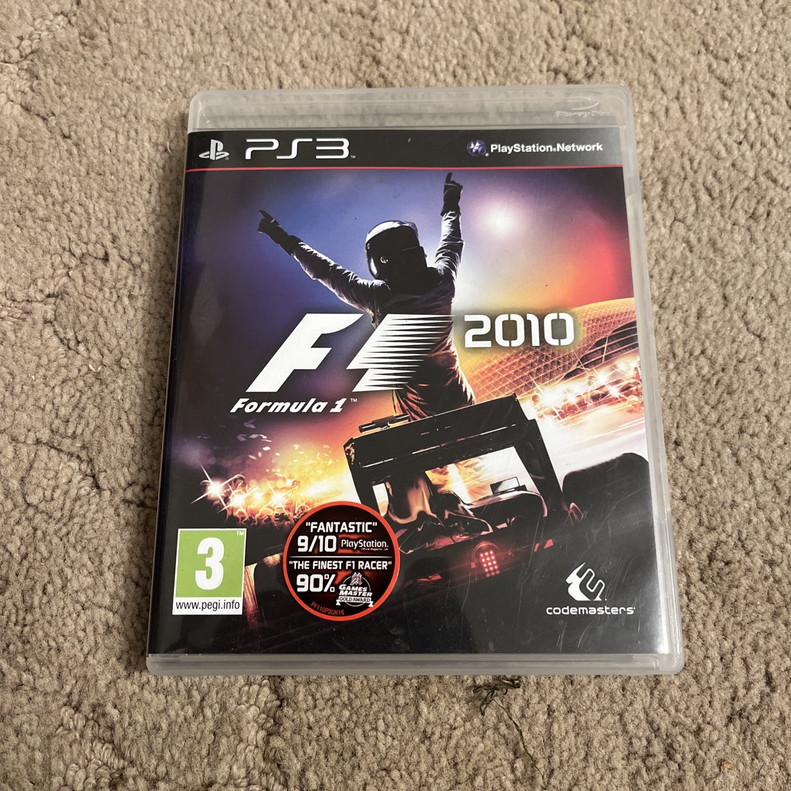 F1 2010 PlayStation 3 PS3 Racing Game Formula 1 Codemasters Complete Tested PAL