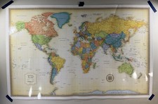 Rand McNally The World Classic Edition Laminated Wall Map 50&rdquo; x 32&rdquo;