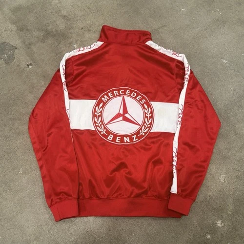 Mercedes Benz- AMG Mens Jacket Adult Medium Red Full Zip -Club Foreign image 4