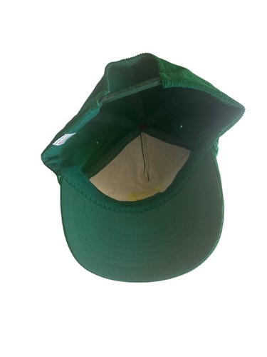 Cappello camionista Otix LVML berretto snapback in velluto a coste verde regolabile - Foto 4 di 5