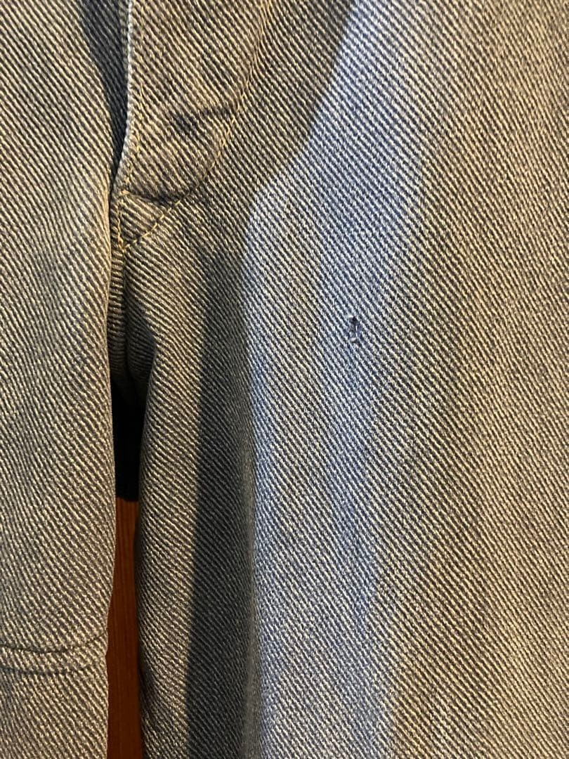567日本頑張ろう　⑥ Vintage Rare 40s 50s Swiss Army Denim Work Pants Cinch Back Japan