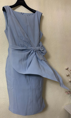 Gr.US.8 Fehaute ärmelloses Cocktailkleid Party-Elegant Abendkleid A-Linie Neu