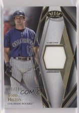 2022 Topps Tier One Tier One Relics 130/299 Todd Helton #T1R-THE HOF 10qe