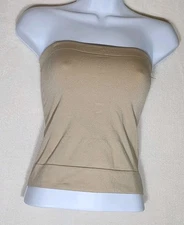 Maidenform Shapewear Sz. M Firm Control Compression Nude Nipper Tube Top (C6)