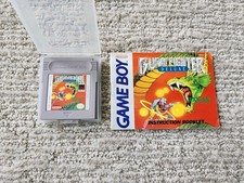 Nintendo Gameboy Burai Fighter Deluxe With Manual + OEM Gameboy Case NICE! 