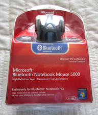Microsoft Bluetooth Notebook Mouse 5000 - Whi...