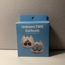 Unicorn TWS Earbuds. Face Changing Charging Case
