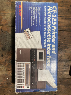 Sharp CE -25 Printer And Microcassette Interface AS IS.