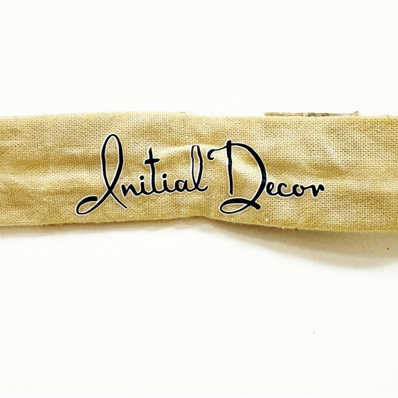 Initial Decor Necklace Statement Beaded Fabric Wo… - image 4