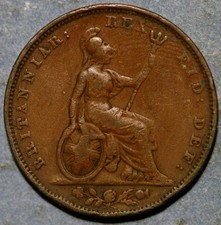 Great Britain Farthing 1826 George IV KM# 697