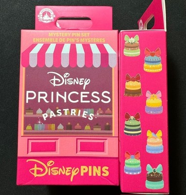 Disney  Princess Pastries  Mystery Pin Box (1 box, 2 pins)  NEW SEALED