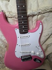East Coast Strat Type Guitar.  Slightly reliced  but good working order. SSS