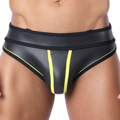 Cellblock 13 Fasten Neoprene Jock Brief CBU357 Yellow
