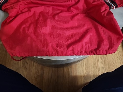 Chaqueta cortavientos Champion vintage talla L roja 1/2 cremallera pulóver #CLO - Imagen 13 de 15