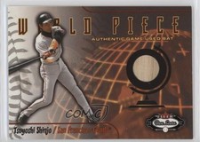 2002 Fleer Box Score World Piece Tsuyoshi Shinjo 4g8