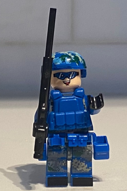 Figurine Brick Navy Soldier - Armée - Échelle 1/35 - Panda - Neuf