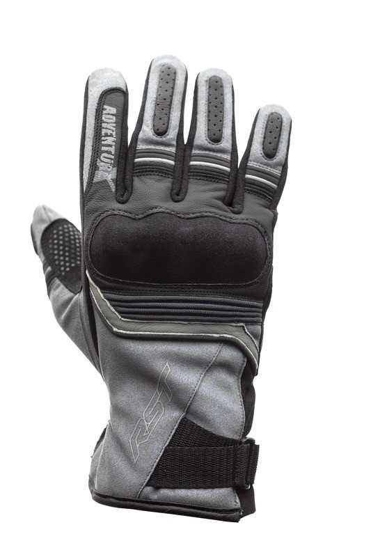 Gants RST Adventure-X cuir gris gant moto touring homologué