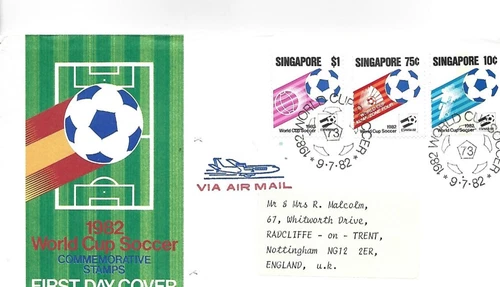 SINGAPORE  FDC 1982