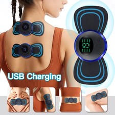 Pulse Tens Unit Massager with 5 Stickers  Remote Muscle Stimulator Pain Relief