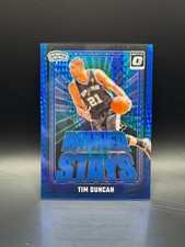 2024-25 Panini-Donruss Optic Tim Duncan Winner Stays Blue Hyper /175