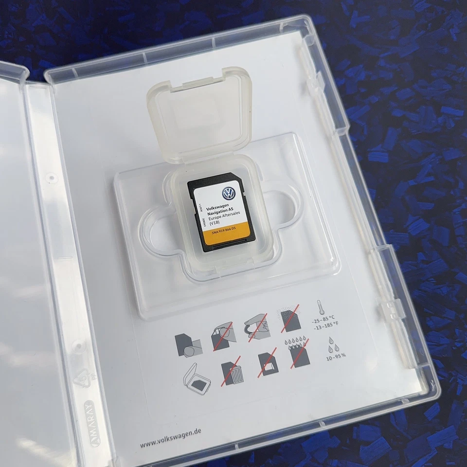 32GB, V18, Europa 2024, VW SD KARTE für Discover Media 2 Navi, AS, Navigation - Bild 2 von 4